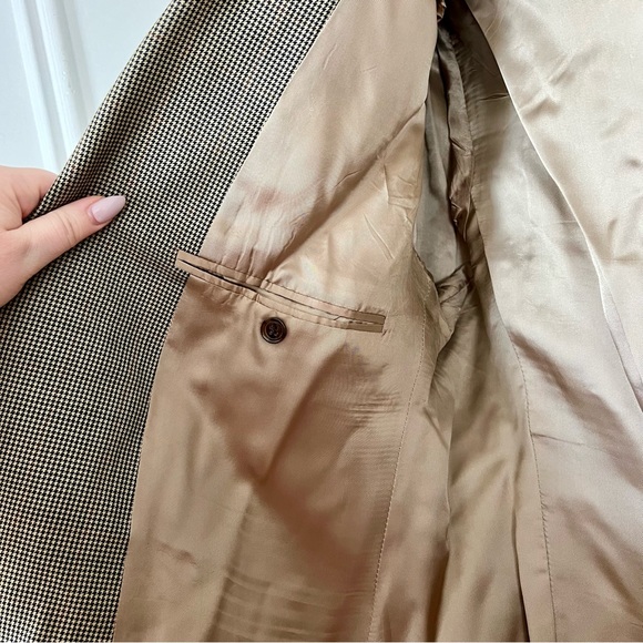 Vintage Italian Wool Hound’s Tooth Brooks Brothers Blazer - Picture 7 of 7